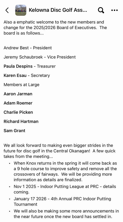 October 2025 AGM Summary